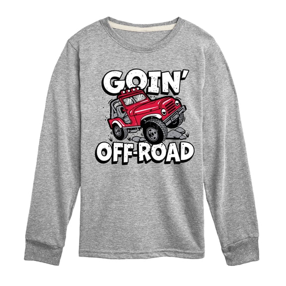 Instant Message - Transportation - Goin' Off Road SUV - Toddler & Youth Long Sleeve Graphic T-Shirt