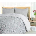 thumbnail image 5 of Ambesonne Meadow Duvet Cover Sets, Exotic Orchids Blooming Art, 2-Queen, Pale Seafoam and Pale Grey, 5 of 7