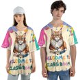 thumbnail image 4 of Welcome to Maine Coon Classroom Teacher Dog Mom All Over Print 3D Baseball Shirt Cat Lover Kitten Owner Gifts Softball Sport - 02015, 4 of 6