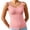 #265-Pink, variant on Roncen Lace Camisole Tank Tops for Women Round Neck Wide Strap Soft Ribbed Lace Trim Cami