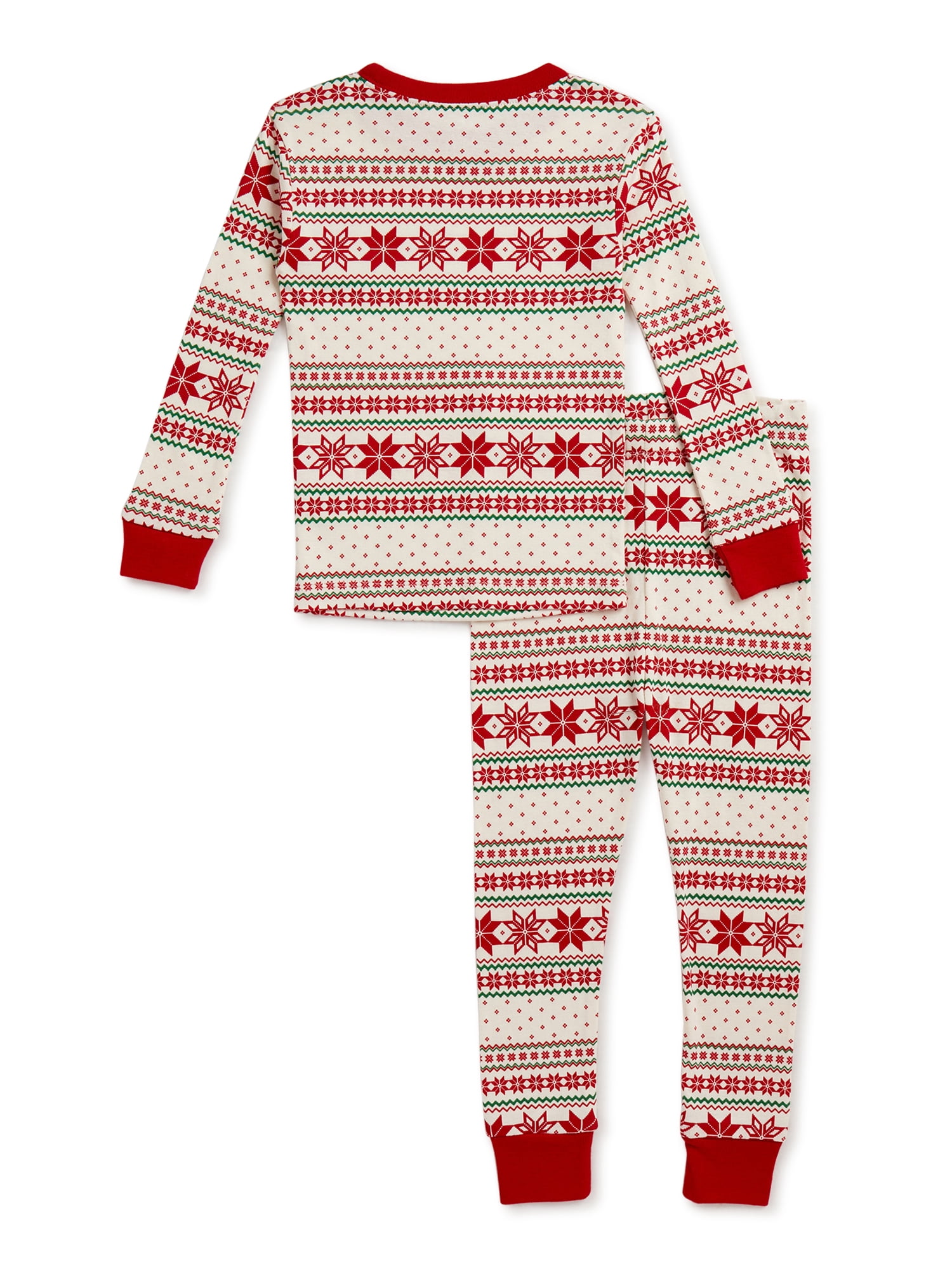 fair isle baby pajamas