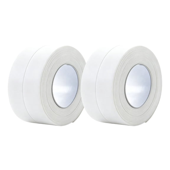 Kilougeis Caulk Tape,2 Packs Caulk Tape Waterproof Self Adhesive Caulk Strip Caulking Sealing Tape for Kitchen,Sink,Bathroom,Toilet