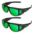 thumbnail image 1 of Gafas LED Hydroponics para cuarto de cultivo VIVOSUN, paquete de 2 con funda, 1 of 7