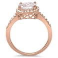 thumbnail image 3 of Pompeii 2 5/8ct Cushion Morganite Vintage Halo Engagement Ring 14K Rose Gold (G/H,SI1-SI2), 3 of 4