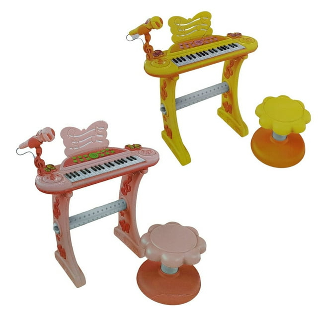 TECLADO PIANO MUSICAL DE JUGUETE ELECTRONIC ORGAN MULTIFUNCIONAL MULTICOLOR