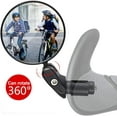 thumbnail image 1 of Bike Mirror Bar End Bicycle Rear View Mirror Bicycle Wide Angle Rear View Mirrors 360°Adjustable Lens Bike Mirrors, 1 of 4