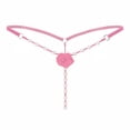 thumbnail image 1 of Ropa interior sexy para mujer, con forma de T y masaje de perlas, de cintura baja, transparente, tentación, para parejas, 1 of 5
