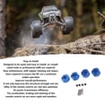 thumbnail image 3 of RC Wheel Hex Hub Adaptor, 4PCS Aluminum Alloy Wheel Hex Drive Hub Adapters Professional 12mm RC Combiner Wheel Hub Hex Adapter Remote Control Car Accessories, 3 of 8