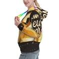 thumbnail image 2 of Picia Happy New Year 2025 C Pattern Casual Women's Hoodie, Hooded Sweatshirt with Kangaroo Pocket, Comfortable Pullover with Eye-catching Drawstrings-XX-Large, 2 of 7