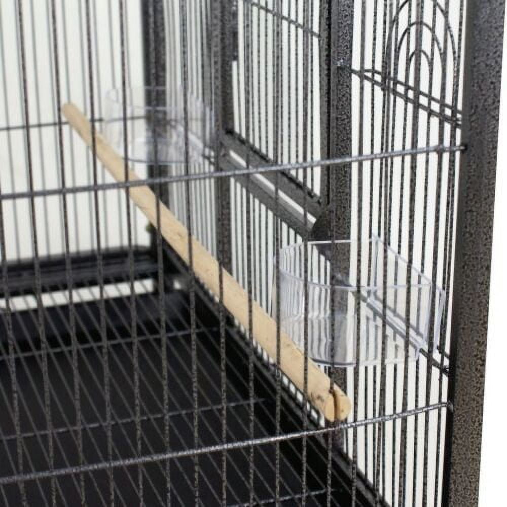 Bird Cage For Small To Medium Size Birds Such As Parrots, Finch, Macaw, or Cockatiels With Wheels