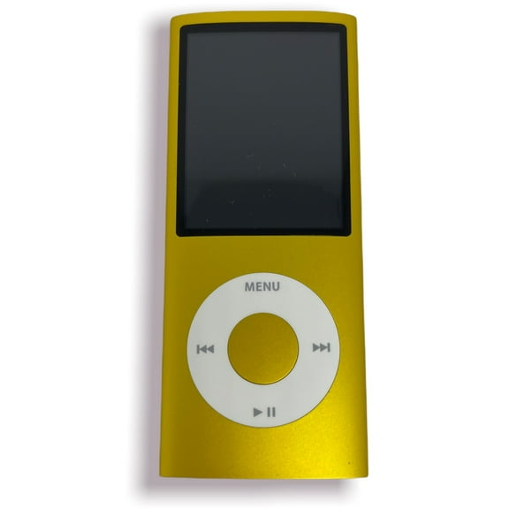 Restored Apple iPod Nano 4th Gen 8GB Yellow , MP3 Audio/Video Player, New Battery, Includes FREE case! (Refurbished)