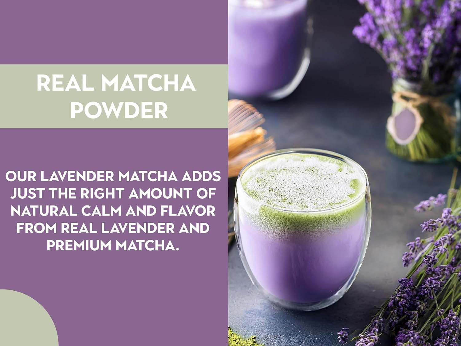 Lavender Matcha Latte Mix - 300g