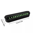 thumbnail image 3 of Adjustable Auto Parking Number Card Plate | Retractable Temporary Contact Sign for Car Windshield, PC ABS Emergency Phone Number Display Privacy Hide, 3 of 8