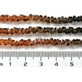 thumbnail image 5 of 20 Strand Transparent Glass Bead Strands Segmented Multi-color Beads Triangle Black 4.5x4.5x3mm Hole: 0.9mm about 142pcs/strand, 5 of 5