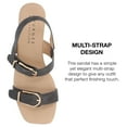 thumbnail image 3 of Journee Collection Womens Twylah Low Stacked Heel Sling Back Sandals, 3 of 6