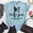 thumbnail image 2 of Border Collie Mom T-shirt, Unisex Women's Shirt, Border Collie Owner, Cute Dog Mom Gift, Heather Light Blue, Large, 2 of 6