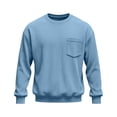 thumbnail image 4 of Kezqiaxn Sweatshirts for Men Fall Long Sleeve Pullover Athletic Tops Pockets Crewneck Sweatshirt Plus Size Fashion, 4 of 6