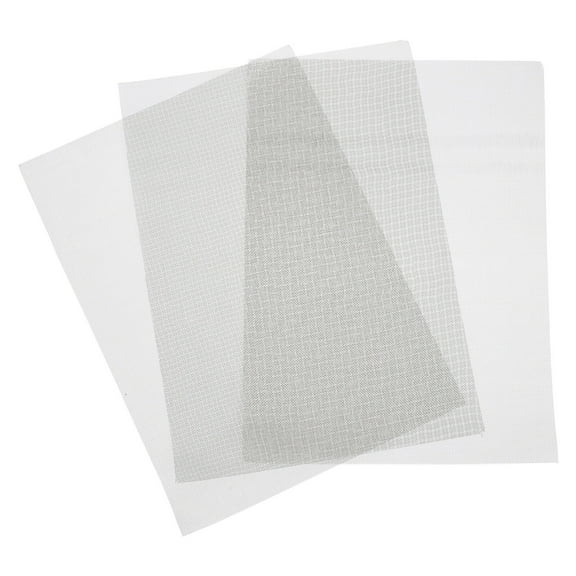 FRCOLOR 3PCS Front Bumper Grill Cover Stainless Steel Front Mesh Grille for Car Auto