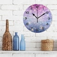 thumbnail image 3 of SKYSONIC Space Galaxy Wall Clock 10 Inch Silent Non Ticking Round Clock Oil Painting Clock Easy to Read Clock for Living Room Bedroom Bathroom Home Decor, 3 of 7