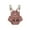 Pink, variant on My First Easter Romper for Newborn Baby Boy Girl Sleeveless Corduroy Rabbit Pattern Button Suspender Jumpsuit