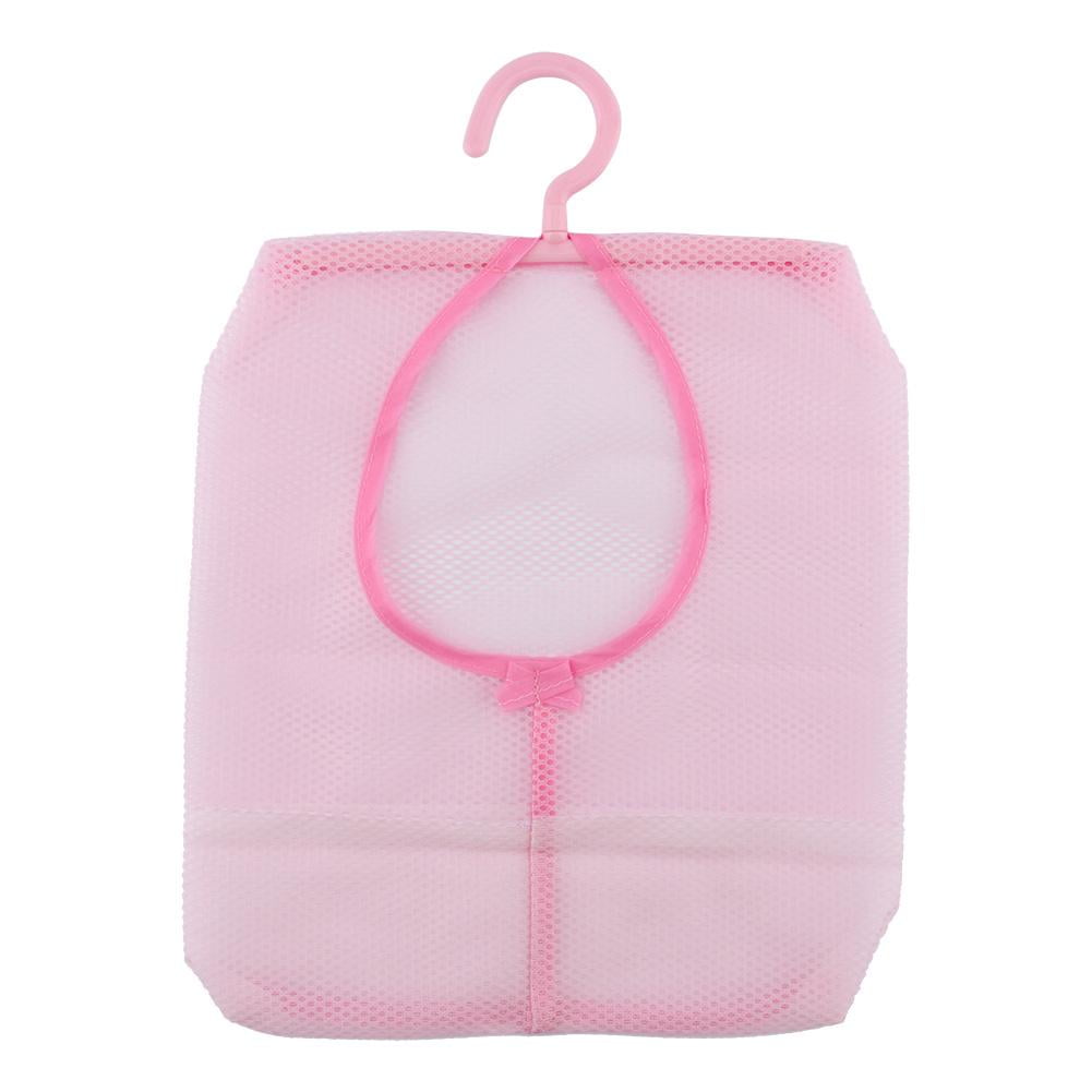 OTVIAP Kitchen Bathroom Hanging Storage Clothespin Mesh Bag Organizer