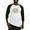 Black/White, variant on CafePress - Quilter's Brain Baseball Jersey - Cotton Baseball Jersey, 3/4 Raglan Sleeve Shirt