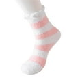 thumbnail image 3 of IWRICH 6 Pairs Fuzzy Socks for Women Soft Fluffy Home Sleeping Socks Winter Warm Cozy Plush Sock for Gift Multicolor, 3 of 7