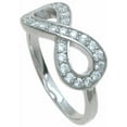 thumbnail image 2 of Infinity Sterling Rings for Women Make Great Anniversary Gifts for Her, 2 of 6