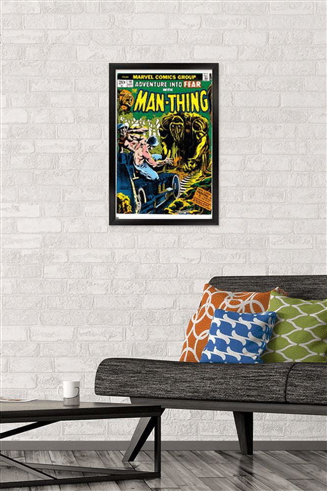 Marvel Comics: Man-Thing #16 Wall Poster, 14.725" x 22.375" Framed