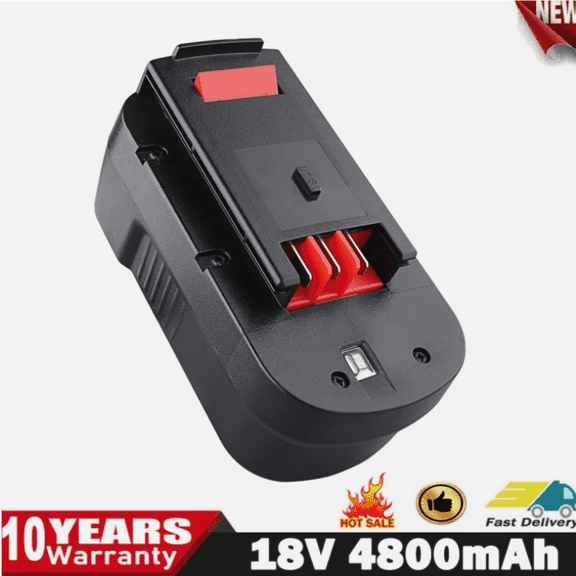 4.8Ah 18V Ni-MH Battery Compatible with B D HPB18 HPB18-OPE 244760-00 A18 A18E Firestorm FS180BX FS18BX FS18FL FSB18 NST2118