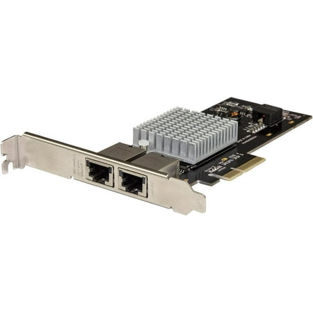 UPC: 0065030874502 | StarTech ST10GPEXNDPI Dual Port Network Card – PCIe 10G / NBASE-T – 5 Speed NIC Card – Intel X550 – 10 Gigabit Ethernet Card – PCIe Network Card