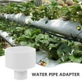 2 Pcs Hydroponic Vegetable Growing Equipment Pipe Connectors for Pvc