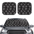 thumbnail image 2 of Balery Turtle Parasol para parabrisas de coche de 2 piezas | Parasol plegable para parabrisas delantero de coche para la mayoría de sedanes-Large, 2 of 6
