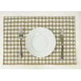 thumbnail image 6 of Fennco Styles Handmade Checkered Reversible Placemats 14" W x 20" L, Set of 4, 6 of 13