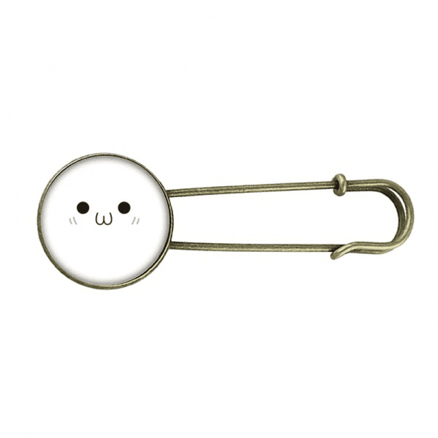 Kaomoji Blush expresión EsES Broche De Broche De Metal Antiguo Unbranded M
