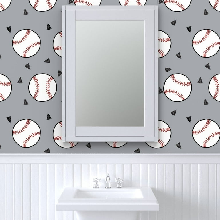 Houston Astros (Blue): Logo Pattern - MLB Peel & Stick Wallpaper 24” x 48” 8 SF