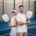 thumbnail image 6 of Pickleball Paddles Set,Pioneer Flower Floral Print Pattern Fiberglass Surface Pickleball Racket Set with 2 Indoor Outdoor Pickleball Balls and Pickleball Bag,Pickle-ball Equipment, 6 of 6