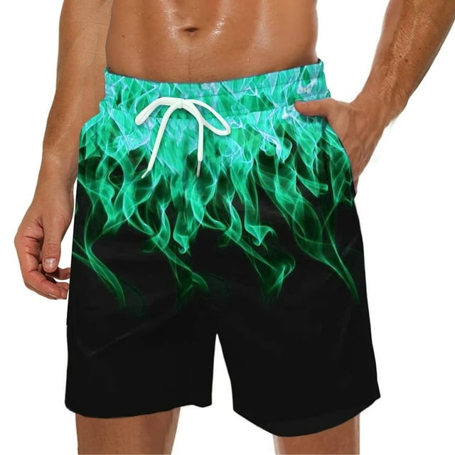 Men's Board Shorts Comfortable Lightweight Summer Casual Swimwear for Active