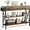 Rustic Brown, variant on BOBOKY 39" Entryway Table with 2 Drawers and 3 Tier Storage Shelves, Industrial Narrow Long Sofa Table, Farmhouse Style Console Table for Living Room, Hallway, Couch, Small Spaces -Rustic Brown