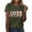 Army Green, variant on Women's 2026 USA Canada Mexico Soccer Graphic Tee Short Sleeve Crew Neck T-Shirt Sportswear Casual Fan Top For Match Day Celebrations