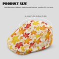thumbnail image 4 of FUIALDOLG Fall Maple Leaf Print Flat Cap, Adjustable Retro Beret Hat Lightweight Newsboy Hat for Driving Summer, 4 of 4