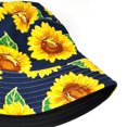 thumbnail image 6 of Cute Bucket Hat Beach Fisherman Hats for Women, Reversible Double-Side-Wear, 6 of 6