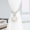 thumbnail image 4 of Creative Heart Window Curtain Tie Rope Tieback Holder Bedroom Home Decoration, 4 of 8
