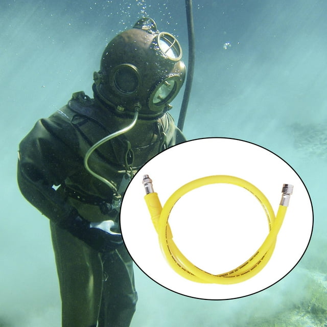 Regulador de Buceo Baoblaze Adaptador de Buceo de Presión Media Manguera de Media Presión