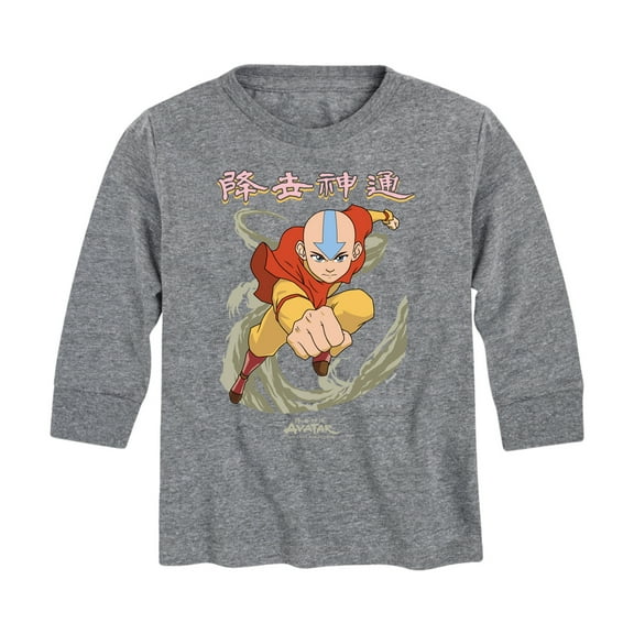 Avatar - The Last Airbender - Aang Wind - Youth Long Sleeve Graphic T-Shirt