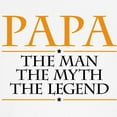 thumbnail image 3 of CafePress - Papa Man Myth Legend Sweatshirt - Crew Neck Sweatshirt, 3 of 4