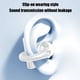 thumbnail image 5 of Auriculares Bluetooth de clip, batería alta, baja latencia, cómodos de usar, micrófono doble, reducción de ruido, auriculares Bluetooth 5.3 de oído abierto, auriculares Bluetooth de plástico., 5 of 6