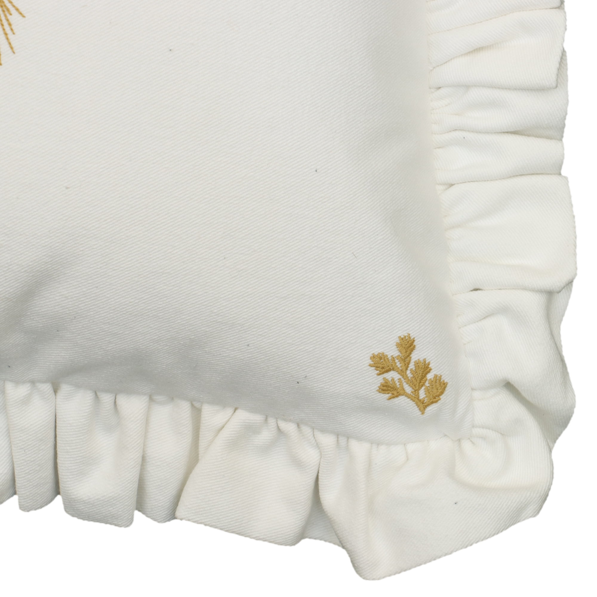 The Pioneer Woman White Denim Square Pillow