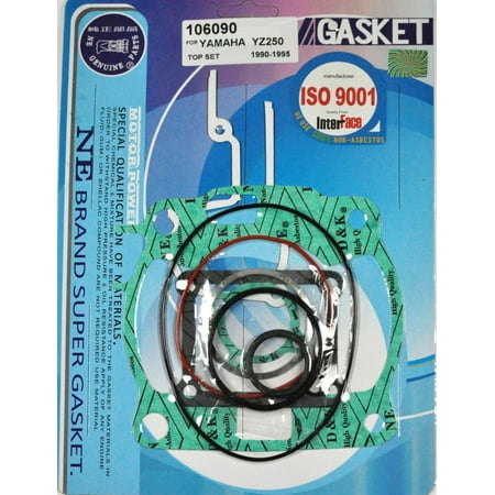 Yz250 Top End Gasket - Top End Rebuild Head Gasket Kit Yamaha YZ250 YZ 250 1990-1995 90 91 92 93 94 95