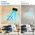 thumbnail image 3 of JoanKaren Portable Air Conditioner 14000 BTU Cools Room up to 750 Sq. ft,3-in-1 Energy-Saving Smart Floor Standing AC Unit with Cooling,Dehumidifier & Fan,DIY Window Kit, 3 of 9